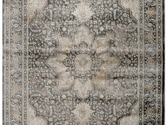 Διάδρομος Empire 34344-970 Beige-Black 80X... Merinos 80X