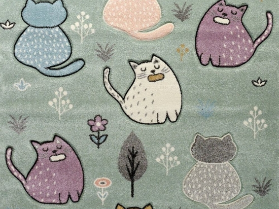 Χαλί Diamond 63908-040 Mint-Multi Merinos 133X190cm