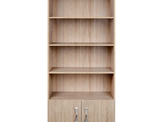 ΒΙΒΛΙΟΘΗΚΗ SONAMA-ΑΣΗΜΙ HM10146.01 80X35X180εκ.
