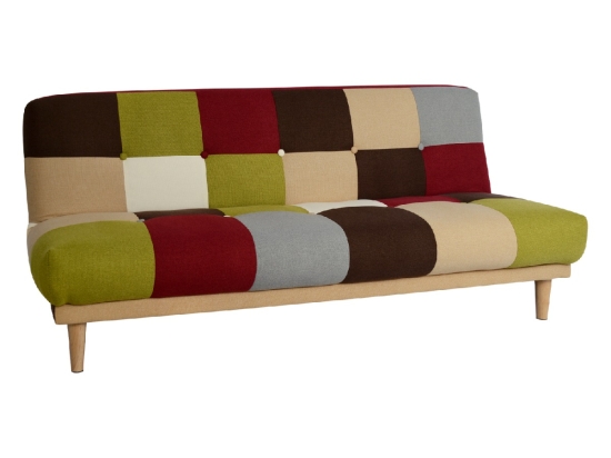 ΚΑΝΑΠΕΣ ΚΡΕΒΑΤΙ 3Θ HM3003 LEONARDO MIXED COLOR 180x80x75Υεκ.