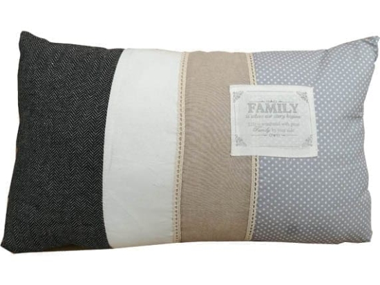 Μαξιλάρι Υφασμάτινο Διακόσμησης 30Χ50 cm – Family