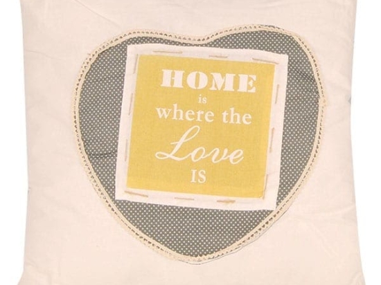 Μαξιλάρι Υφασμάτινο Διακόσμησης 45x45 cm - Heart Home