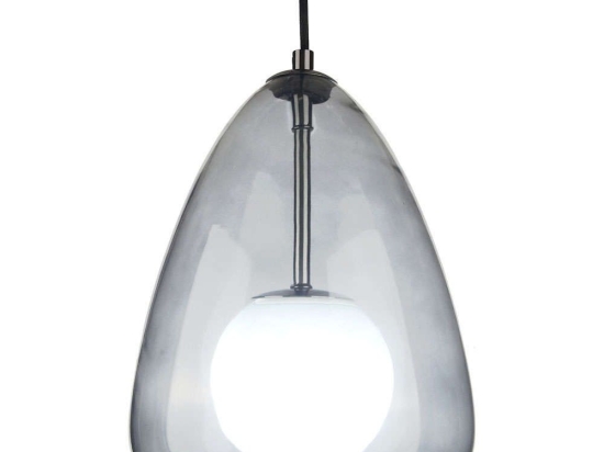 Φωτιστικό Οροφής DD-GL-0613GREY 1xG9 Φ22,5cm 140cm Grey Aidonitsa