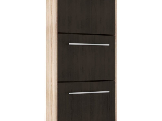 Παπουτσοθήκη Niag580 SO-NIAG5803DS 58x26.5x132cm Wenge-Sonoma
