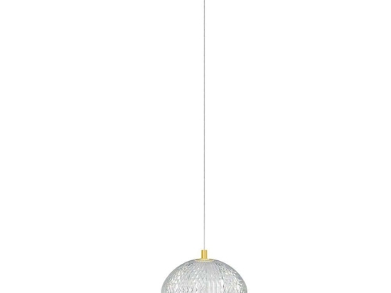 Φωτιστικό Οροφής HU-HJ6059-A 15x15x120cm Led 1050lm 15W 4000K Clear-Gold Aidonitsa