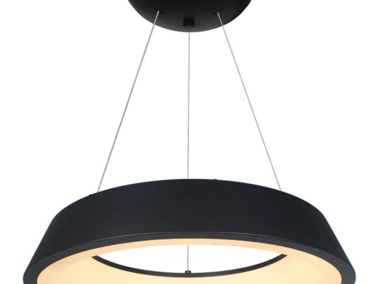 Φωτιστικό Οροφής DD-LM-0014 Φ49x120cm Led 5280lm 48W 3000K Black Aidonitsa