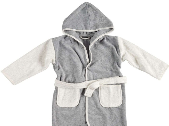 Μπουρνούζι Παιδικό Cricket 22 Grey Kentia
