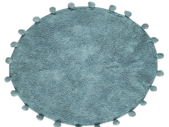Πατάκι Μπάνιου Fontana 07 Petrol Kentia 60X60 60x60cm 100% Βαμβάκι