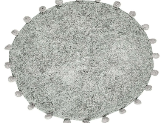 Πατάκι Μπάνιου Fontana 22 Grey Kentia 60X60 60x60cm 100% Βαμβάκι