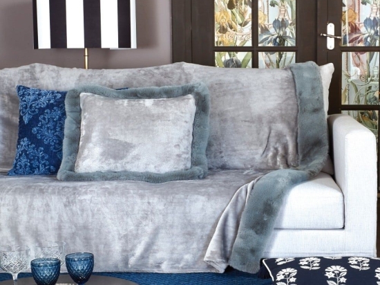 Ριχτάρι Harry 22 Light Grey Kentia Διθέσιο 180x240cm Πολυέστερ