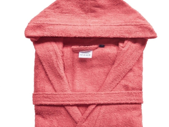 Μπουρνούζι Με Κουκούλα Riley 44 Pink Kentia