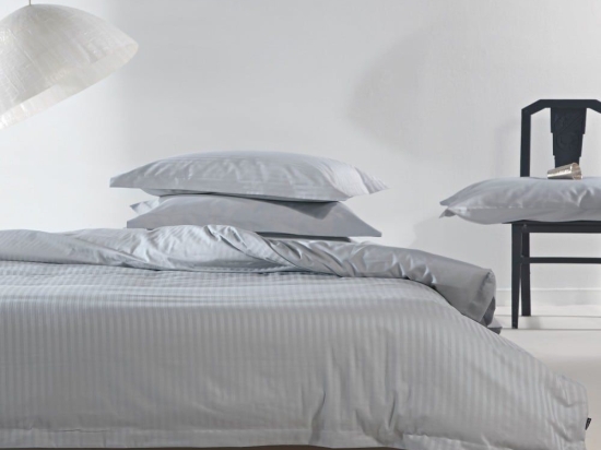 Σεντόνια Regina 22 (Σετ 4τμχ) Grey Kentia King Size 270x270cm 100% Βαμβακοσατέν