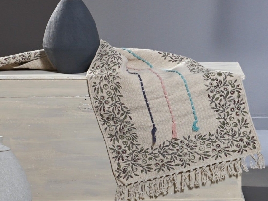 Runner Casa 230 Beige Kentia 45X150 100% Βαμβάκι
