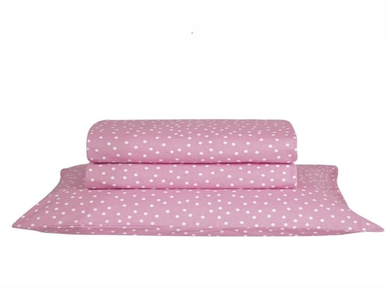 Σεντόνι Leyla 20 Old Rose Kentia King Size 260x270cm 100% Βαμβάκι