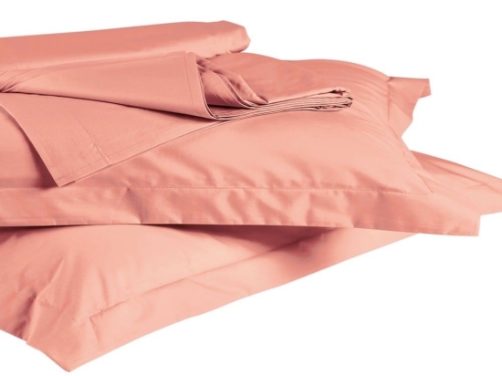 Σεντόνι True Col 1613 Με Λάστιχο Peach Kentia Υπέρδιπλο 160x200cm 100% Πενιέ Βαμβάκι