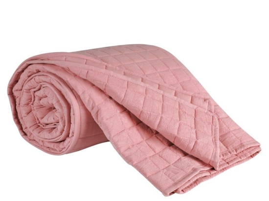 Κουβερλί Vegas 26 Salmon Pink Kentia Ημίδιπλο 180x240cm Microfiber-Polyester