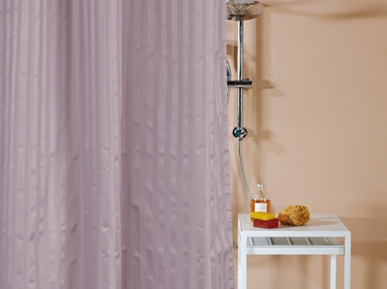 Κουρτίνα Μπάνιου Toby 14 Lavender Kentia 240Πx180Υ 240x180cm Πολυέστερ