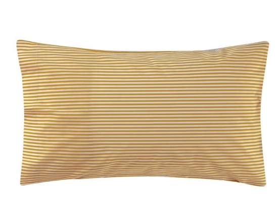 Μαξιλαροθήκες Dixon B 41 (Σετ 2τμχ) Mustard Kentia 50Χ70 100% Βαμβάκι