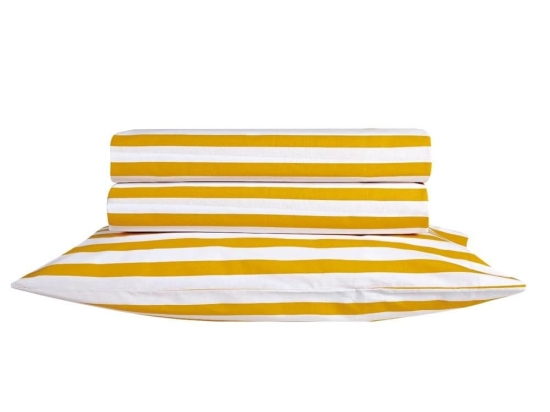 Σεντόνι Dixon A 41 Mustard Kentia Μονό 160x270cm 100% Βαμβάκι