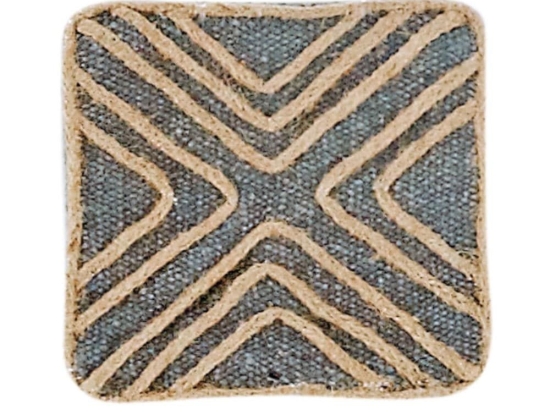 Σουβέρ Coaster 232 (Σετ 4τμχ) Raf-Beige Kentia Βαμβάκι,Jute