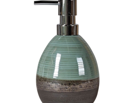 Δοχείο Κρεμοσάπουνου Spirit D 239 Green-Brown Kentia Κεραμικό