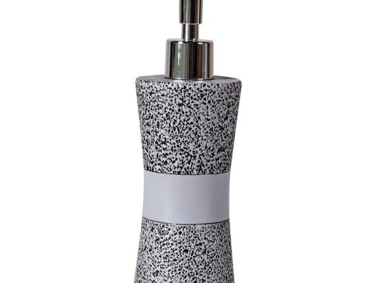 Δοχείο Κρεμοσάπουνου Spirit G 2316 White-Black Kentia Πολυρεσίνη