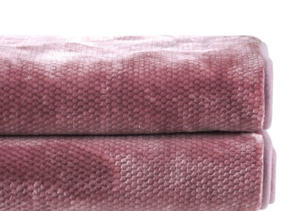 Κουβέρτα Βελουτέ Bella 14 Pink Kentia Ημίδιπλο 180x220cm Πολυέστερ