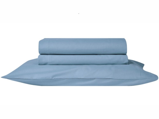 Μαξιλαροθήκες Essential 19 (Σετ 2τμχ) Blue Kentia 50Χ70 50x70cm 100% Πενιέ Βαμβάκι