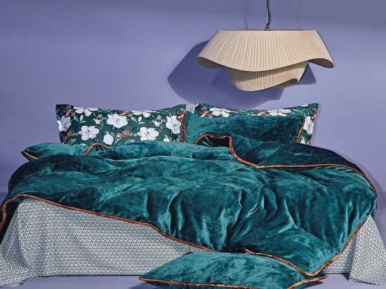 Παπλωματοθήκη Ivanna 02 Emerald Kentia Ημίδιπλο 180x240cm Πολυέστερ
