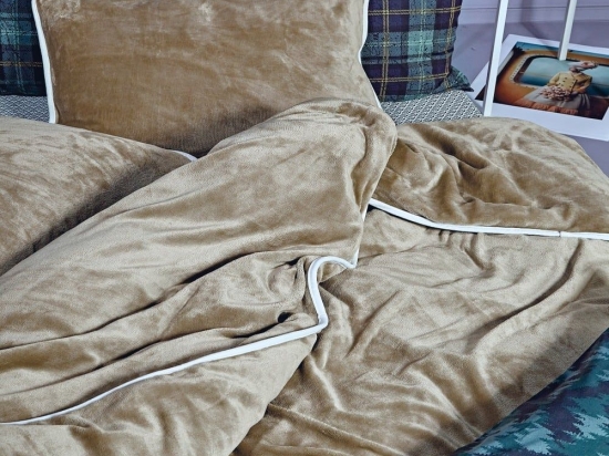 Παπλωματοθήκη Ivanna 26 Beige Kentia King Size 260x240cm Πολυέστερ