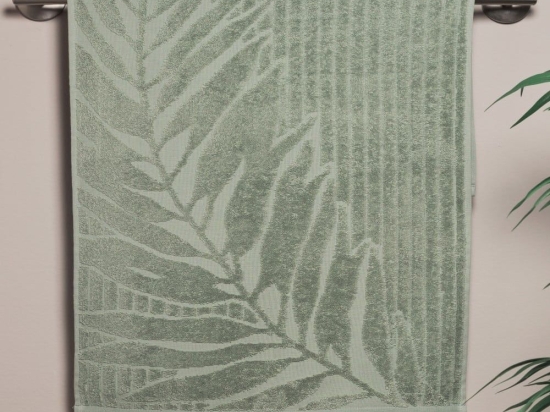 Πετσέτα Pianta 10 Khaki Kentia Προσώπου 50x90cm 100% Βαμβάκι