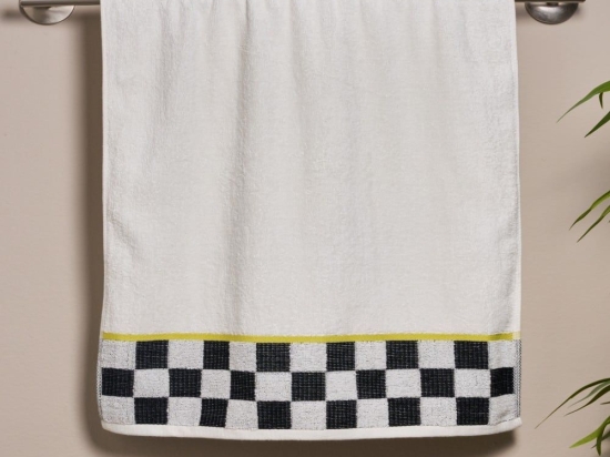 Πετσέτες Rook 00 (Σετ 3τμχ) White Kentia Σετ Πετσέτες 70x140cm 100% Βαμβάκι