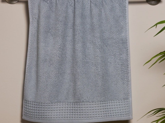 Πετσέτα Sloan 22 Grey Kentia Προσώπου 50x90cm 100% Βαμβάκι
