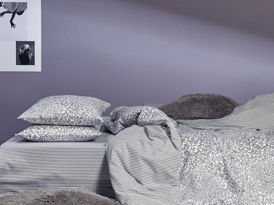 Σεντόνια Φανελένια Mirella 32 (Σετ 4τμχ) Grey Kentia King Size 270x275cm 100% Βαμβάκι