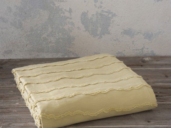 Κουβέρτα Oleada Beige Nima Υπέρδιπλo 230x250cm 100% Βαμβάκι