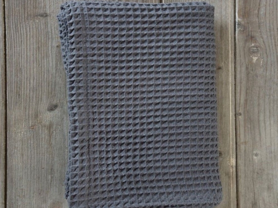 Πετσέτα Θαλάσσης - Παρεό Shore Dark Gray Nima Θαλάσσης 90x160cm 100% Βαμβάκι