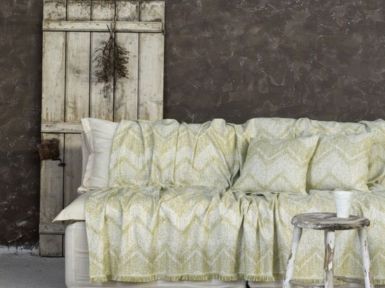 Ριχτάρι Elation Green Nima Διθέσιο 180x240cm Βαμβάκι-Πολυέστερ