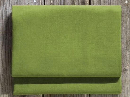 Σεντόνι Unicolors Olive Green Nima King Size 270x280cm 100% Βαμβάκι