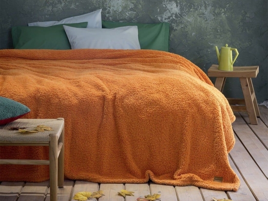 Κουβέρτα Manta Amberglow Nima Μονό 150x220cm Πολυέστερ