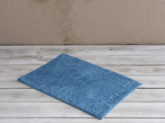 Πατάκι Μπάνιου Homey Vivid Blue Nima 70 x 110 Βαμβάκι-Πολυέστερ