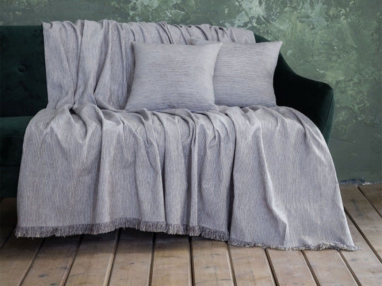 Ριχτάρι Ruedo Gray Nima Τριθέσιο 180x300cm Chenille