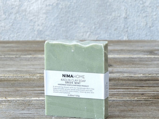 Σαπούνι Αργίλου Kaolin 125g Green Mint Nima Άργιλος