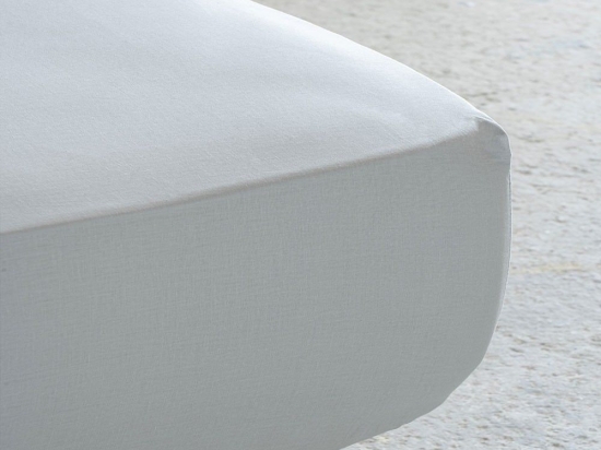 Σεντόνι Unicolors Με Λάστιχο Cloudy Gray Nima Μονό 100x232cm 100% Βαμβάκι