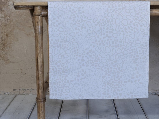 Runner Mamba Beige Nima 48Χ150 48x150cm 100% Βαμβάκι