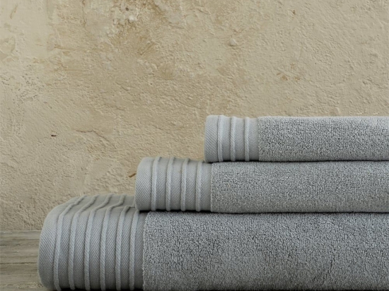 Πετσέτα Feel Fresh Ultimate Grey Nima Χεριών 40x60cm 100% Βαμβάκι