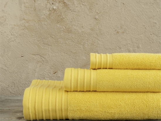 Πετσέτα Feel Fresh Yellow Nima Χεριών 40x60cm 100% Βαμβάκι