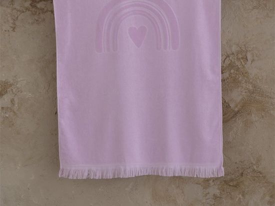 Πετσέτα Θαλάσσης Παιδική Mirabelle Jacquard Pink Nima Θαλάσσης 70x140cm 100% Βαμβάκι