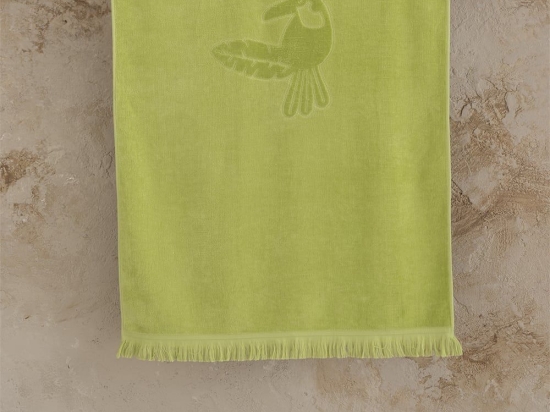 Πετσέτα Θαλάσσης Παιδική Timo Jacquard Olive Nima Θαλάσσης 70x140cm 100% Βαμβάκι