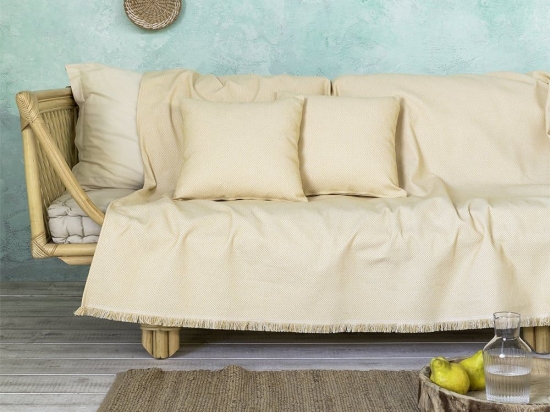 Ριχτάρι Kesia Yellow Nima Διθέσιο 180x240cm Βαμβάκι-Πολυέστερ