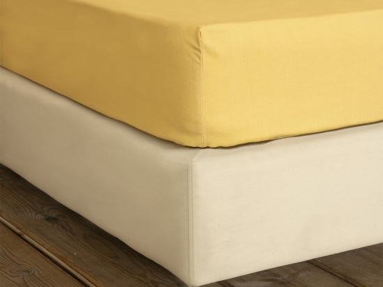 Σεντόνι Primal Με Λάστιχο Warm Beige Nima Υπέρδιπλο 160x232cm 100% Βαμβάκι